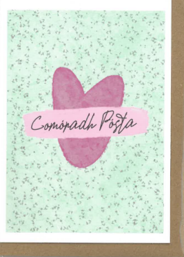 Comóradh Pósta (pink heart)