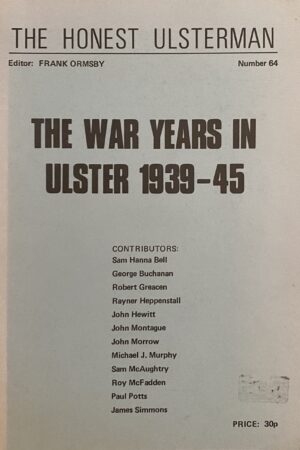 The Honest Ulsterman Number 64 (secondhand)