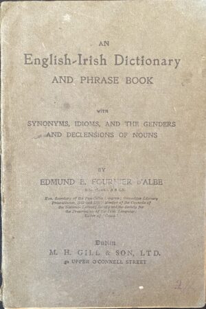 An English-Irish Dictionary and Phrase Book (ar athláimh)